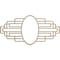 Ekena Millwork Elizabeth Wood Fretwork Pierced Ceiling Medallion, Birch, 22"W x 11"H x 6"IW x 10 3/8"IH x 3/8"T CMWP22X11X0375EBBI - alternate 1